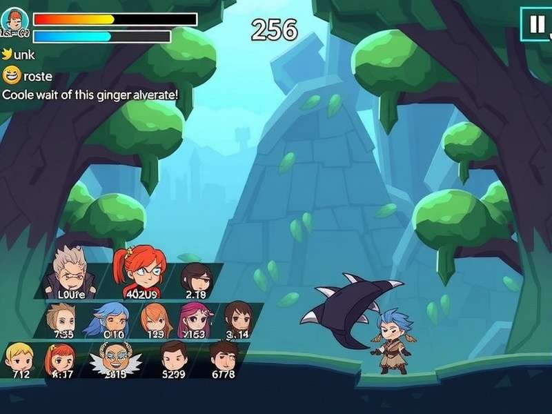 Character roster from Ginger Accelerate Adventure