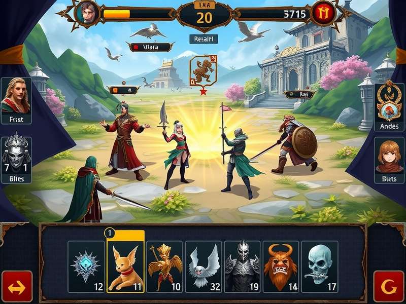 Celestial Crusader King character roster showing diverse mythological beings