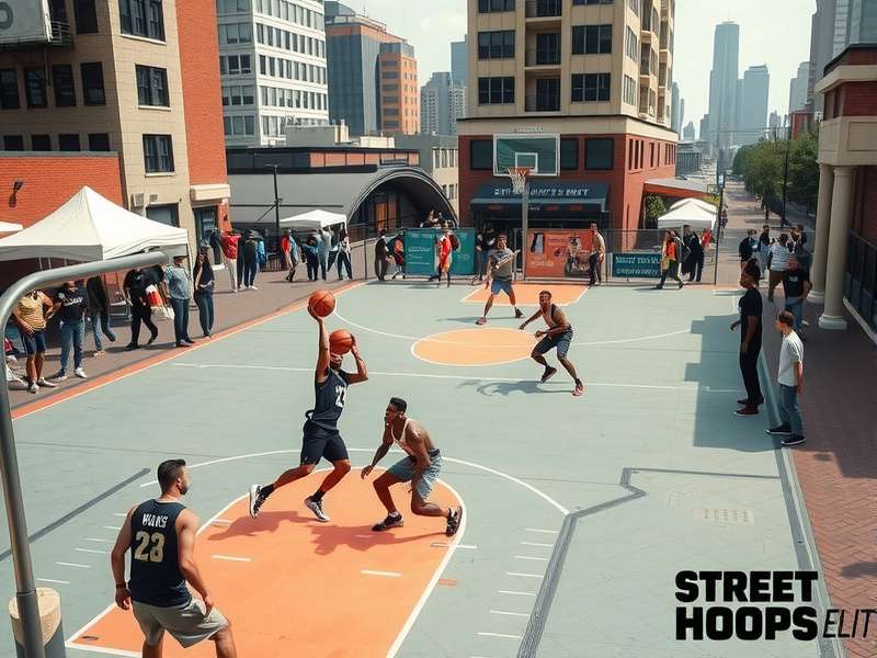 Street Hoops Elite cultural event showing diverse participants