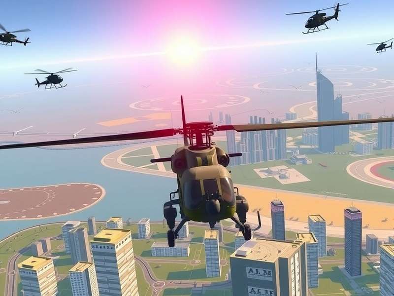 Indian Helix Flight mission variety showing different helicopter types