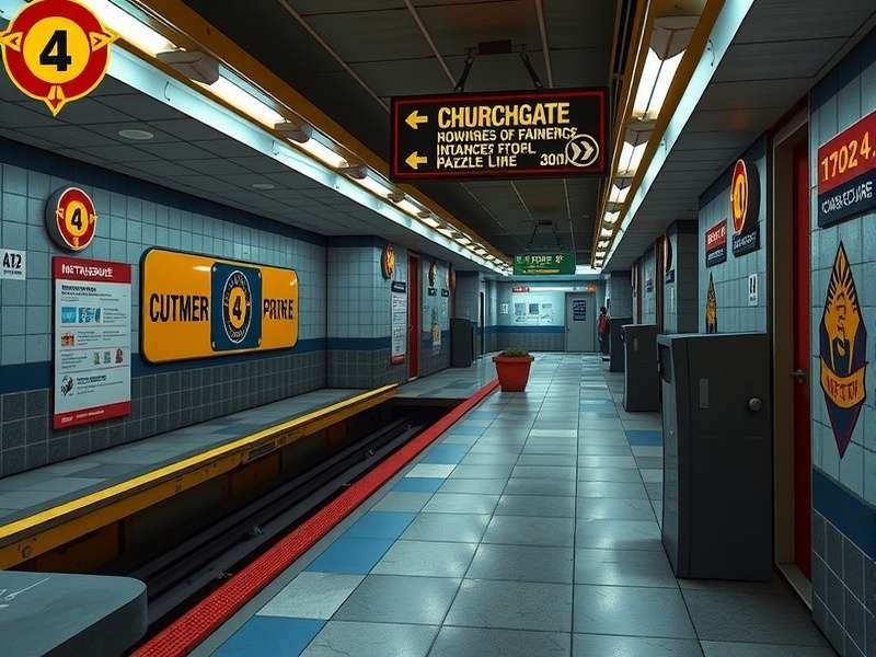 Mumbai Metro Escape puzzle solving interface