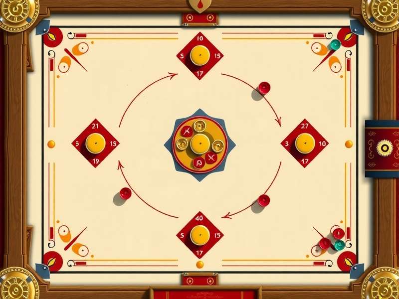 Carrom Warlord Elite gameplay screenshot