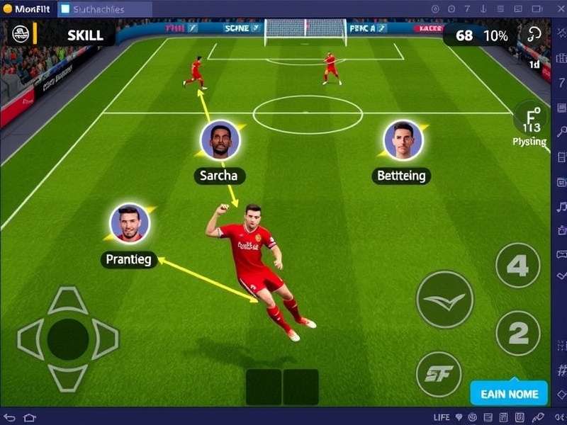 FIFA Mobile squad building interface