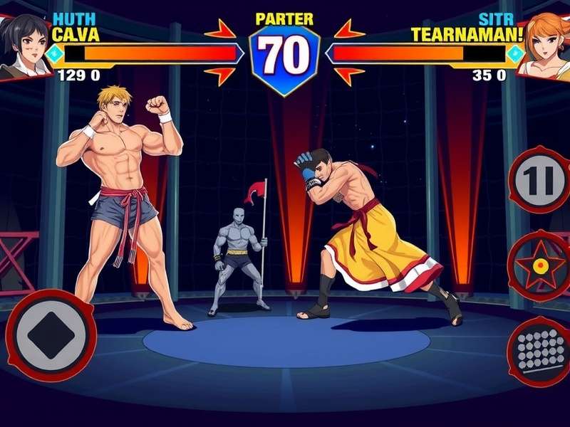 Chennai Power Punch gameplay screenshot showing characters in combat