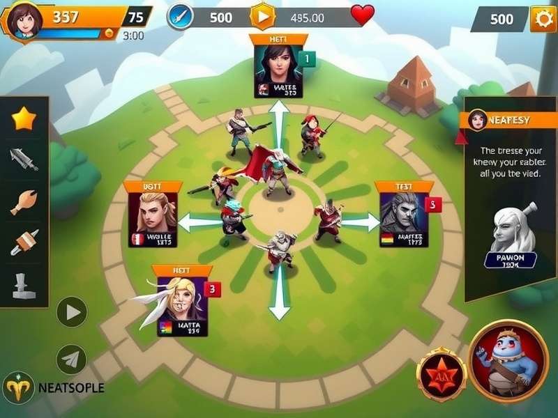 Duel Of Valor Stars gameplay screenshot showing strategic battle