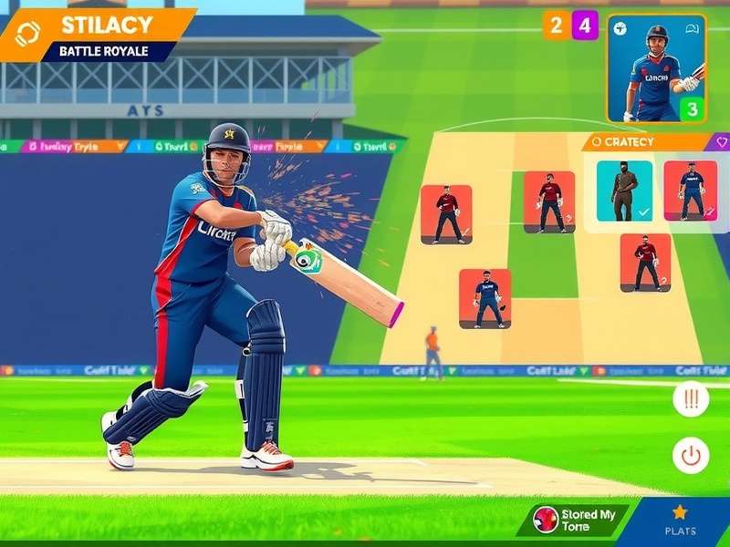 Cricket Battle Royale character customization screen showing various outfits