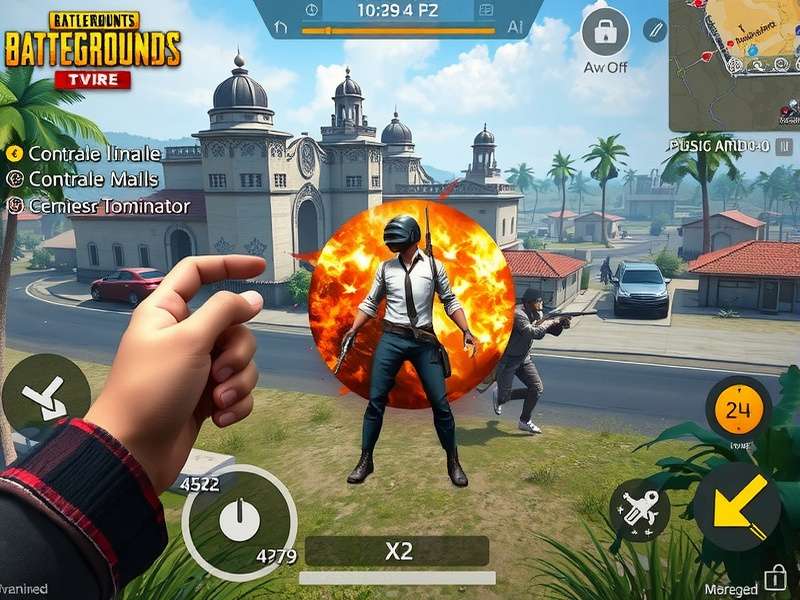 Advanced PUBG Lite Conqueror Dominator strategy illustration showing positioning and zone control