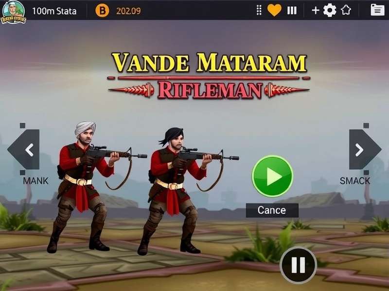 Vande Mataram Rifleman Game Interface