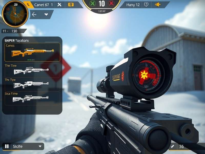 Solar Sniper Champion weapon customization interface