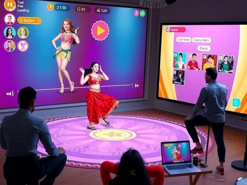 Development team working on Bhangra Beat Beauty game design