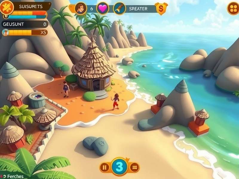 Sun Kissed Shores Stay crafting interface and inventory management