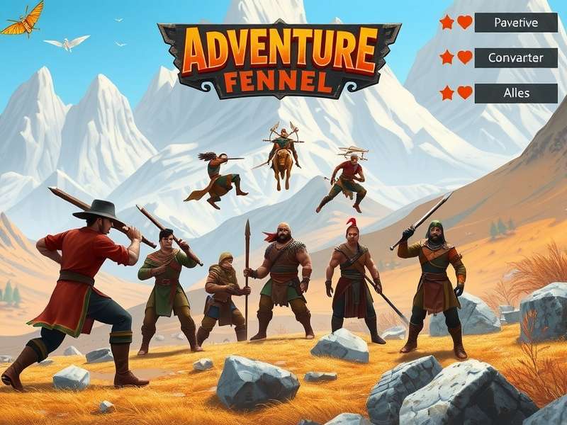 Adventure Fennel Victory character lineup showing Veer and allies
