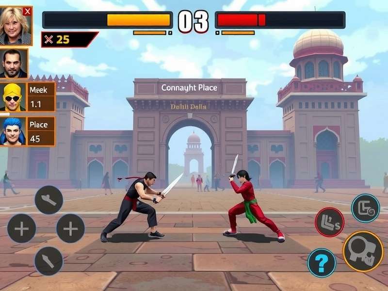 Delhi Smash Ninja environment showing detailed recreation of Old Delhi