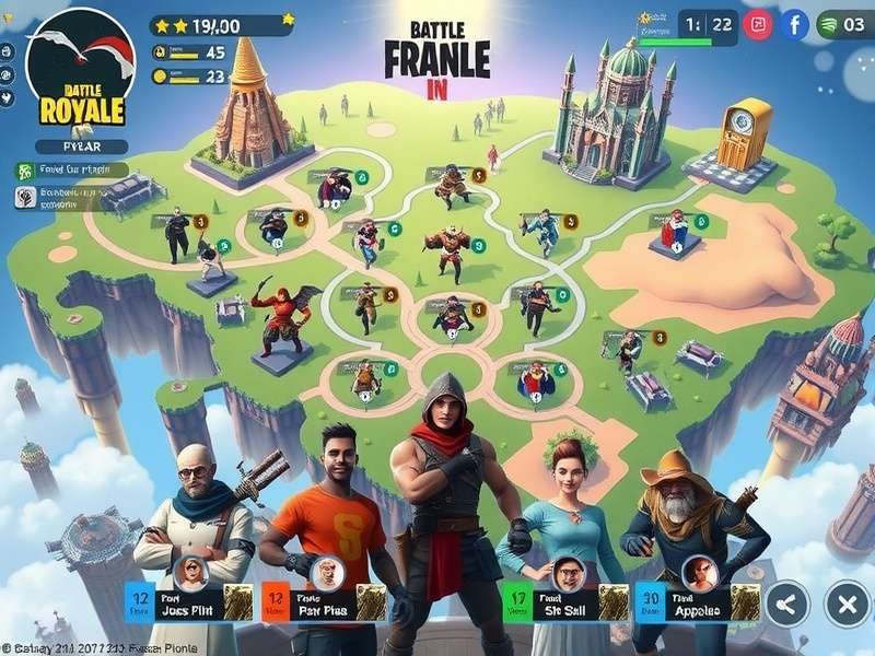 Fennel Battle Royale Supreme gameplay screenshot showing characters in action