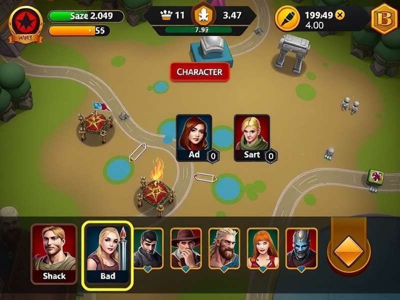 Saffron Heroic Clashers gameplay screenshot showing character battles