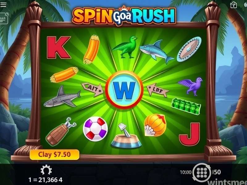 Spin Goa Rush Game Interface