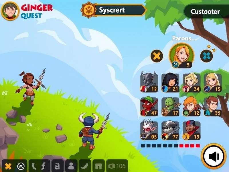 Ginger Supreme Quest character roster showing diverse heroes