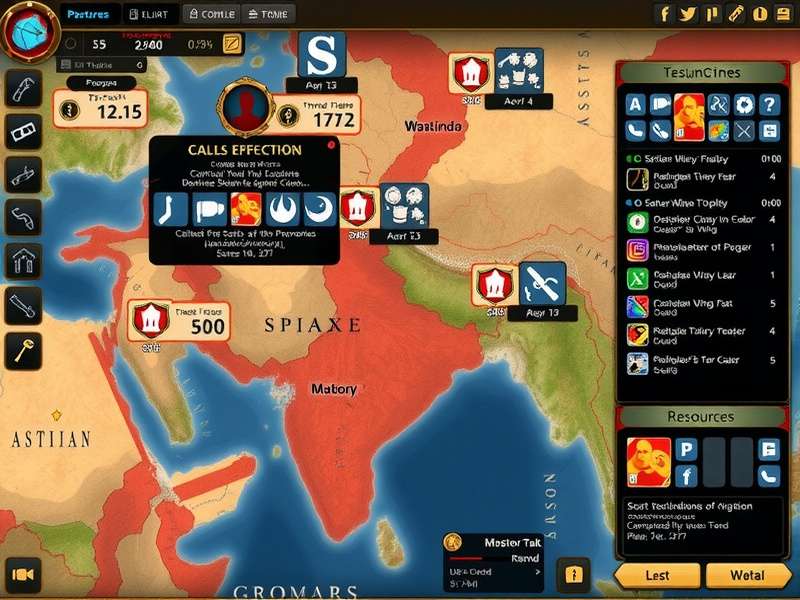 Saffron Dynasty Triumph technology tree interface