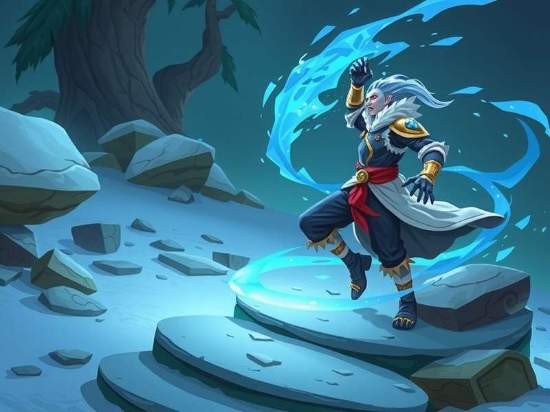Frostgale Hero mage character casting spell