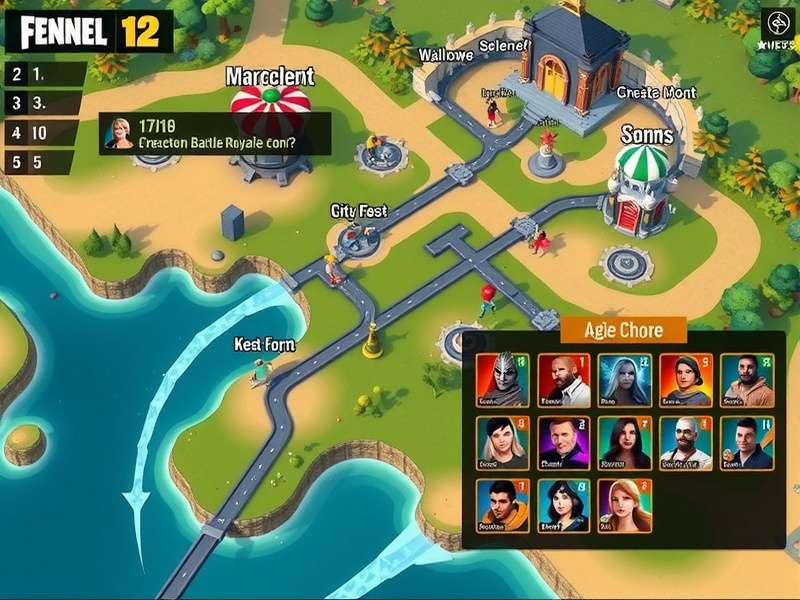 Fennel Battle Royale Supreme esports tournament with professional players competing