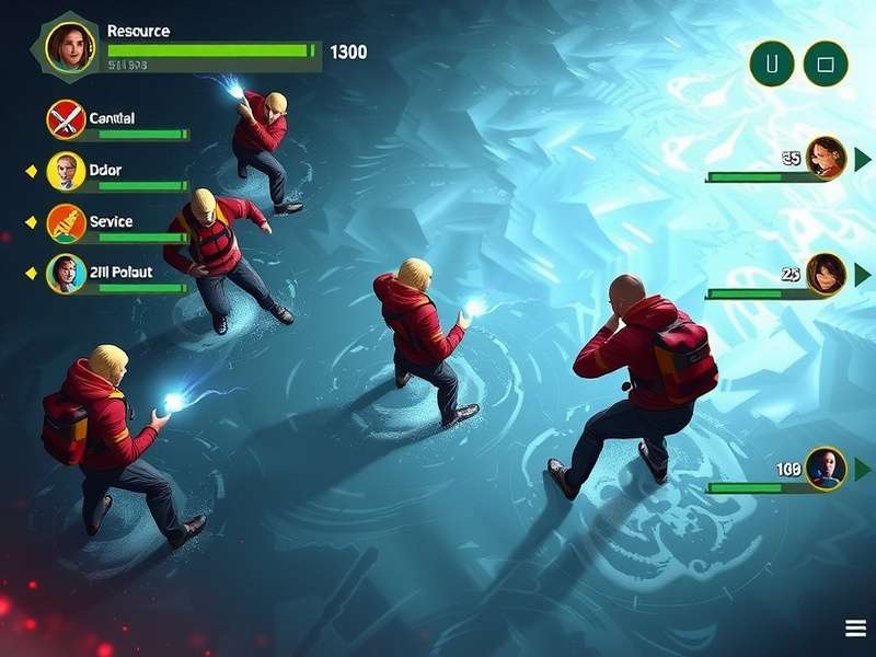 Deluge Defiance Hero development team working on game design