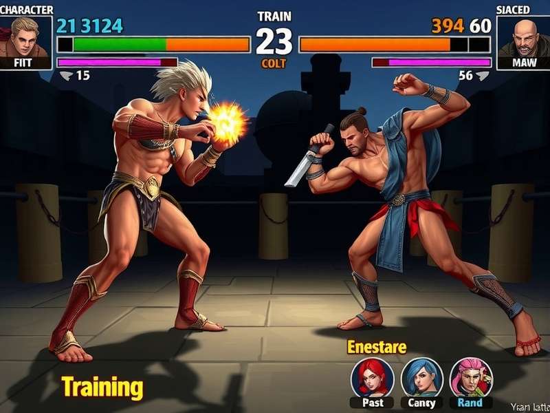 Goa Combat Gladiator gameplay screenshot showing intense fighting action