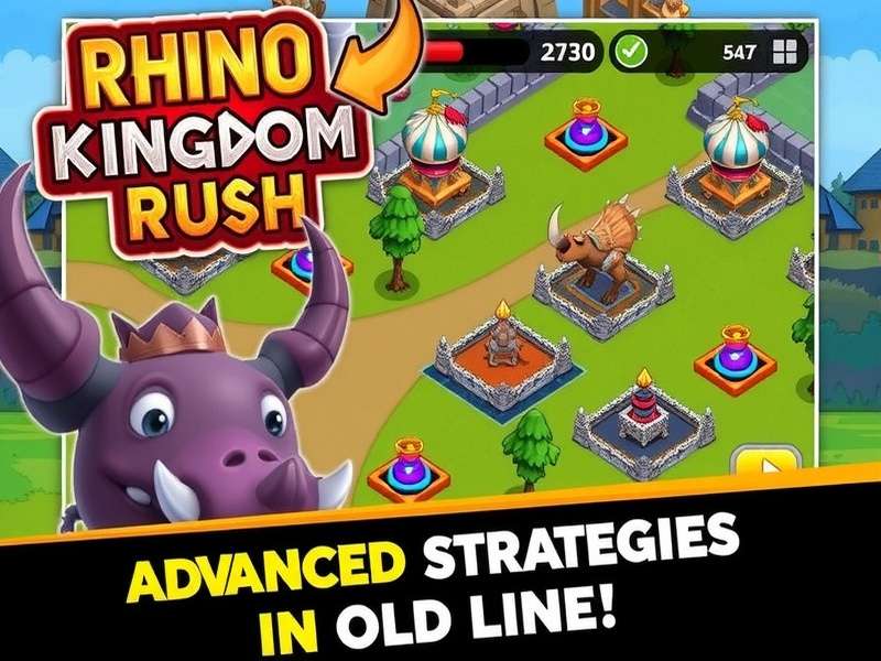 Rhino Kingdom Rush Tower Defense System
