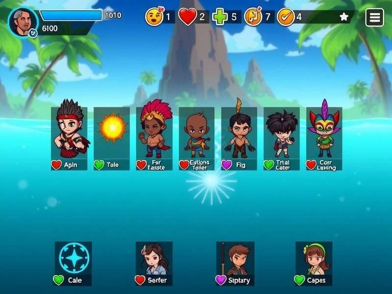 Lagoon Dream Chase gameplay screenshot showing character in aquatic environment