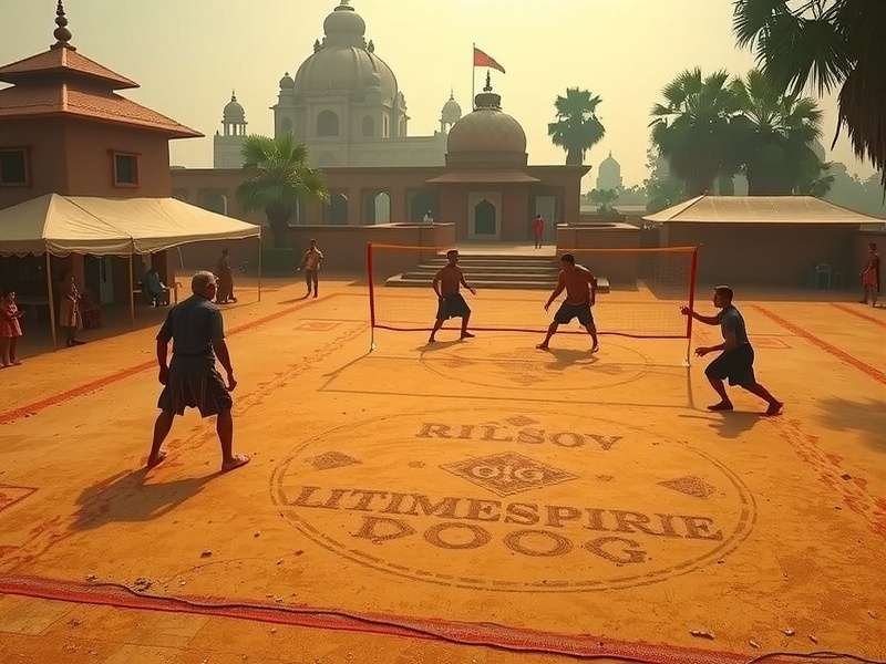 Diagram showing Mahal Volley Wizard court layout and player positions