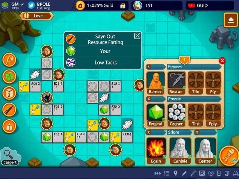 Agate Quest Challenger social features and guild interface