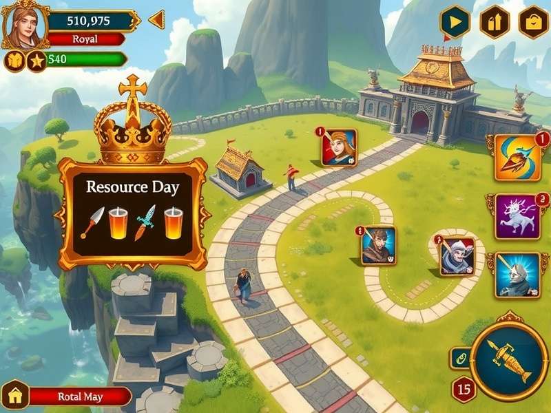 Saffron Scepter King multiplayer battle scene