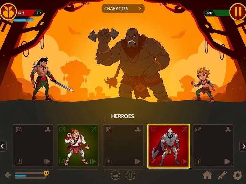 Character lineup from Raja S Rampage showing main heroes and villains