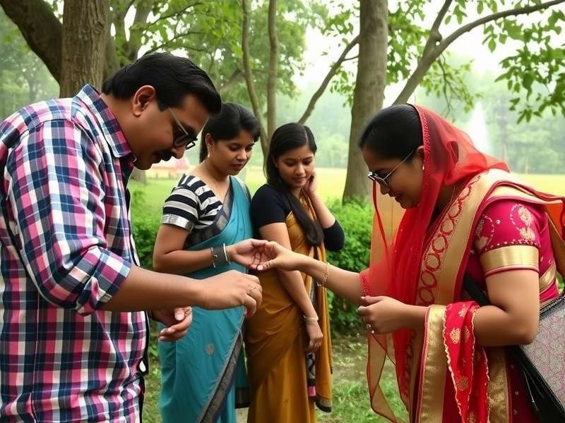 Dal Baati Treasure Hunt Gameplay Dal Baati Treasure Hunt gameplay showing participants searching for clues