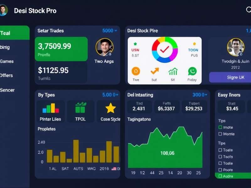 Desi Stock Pro Game Interface