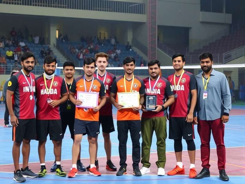 Historical Indian handball match