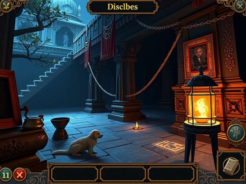 Midnight Enigma Trail character interaction scene showing dialogue choices