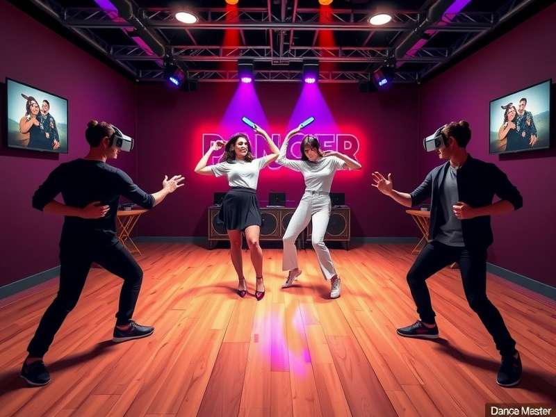 Dance Master VR feature showcase with multiple dance styles