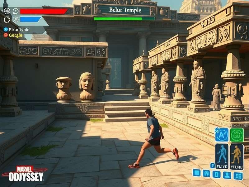 Historical sculptures in Belur Temple Marvel Odyssey