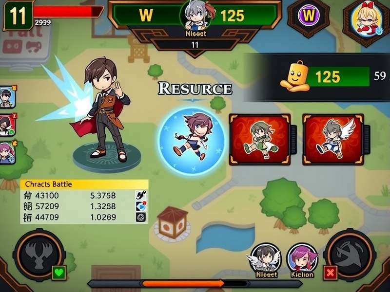 Cinnamon Victory Vanguard character selection screen