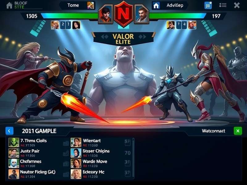 Net Valor Elite gameplay screenshot showing tactical combat