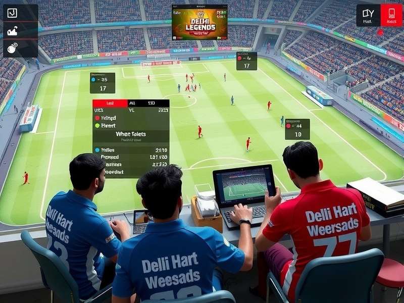 Delhi Dynamos Legends gameplay screenshot showing tactical interface