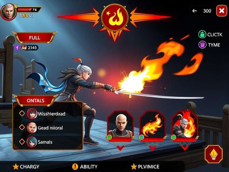 Fire Victor Y King gameplay screenshot showing character combat