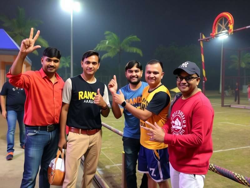 Ranchi Rampagers championship celebration