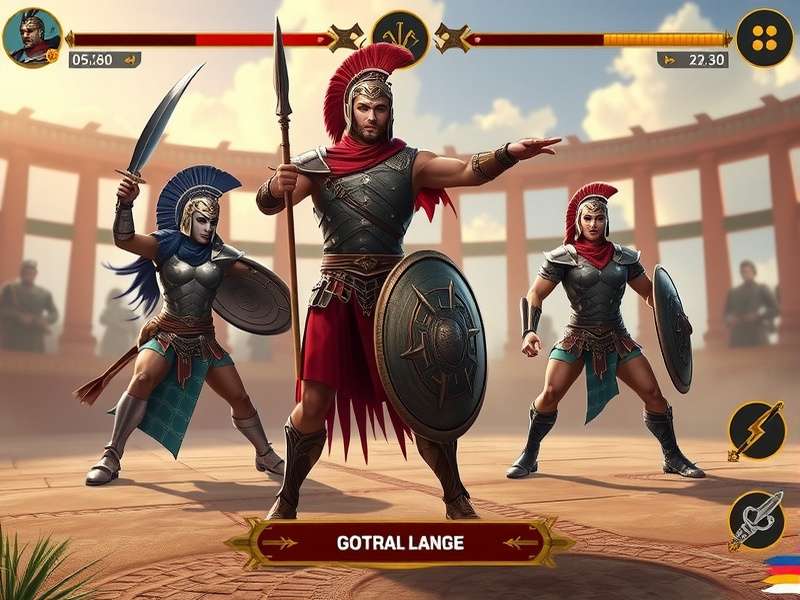Mysore Warrior Gladiator combat arena scene