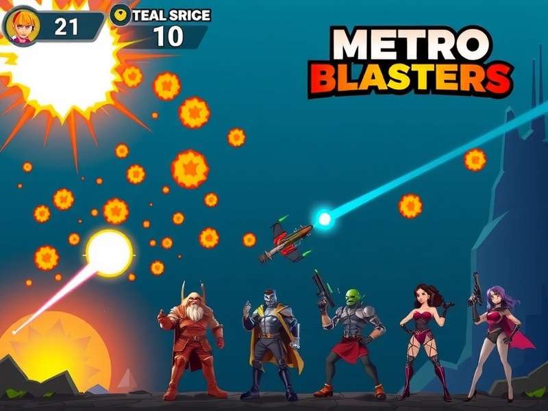 Metro Blasters level strategy demonstration