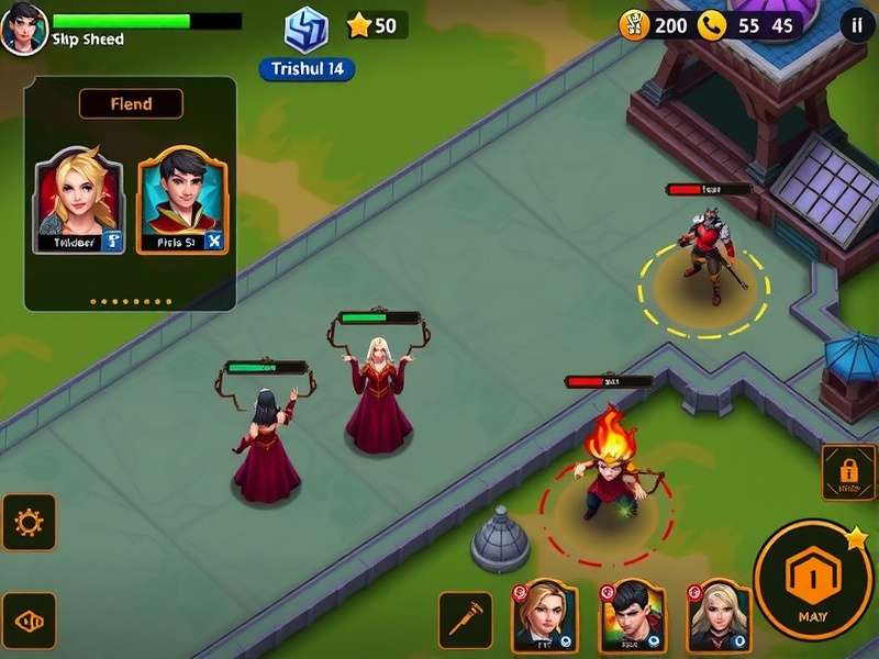 Trishul Top Talent battle arena showing team combat