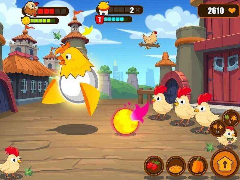Chicken Spice Odyssey gameplay showing character collecting spices