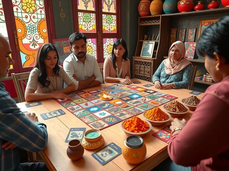 Colorful array of Indian spices used in Spice Bazaar game
