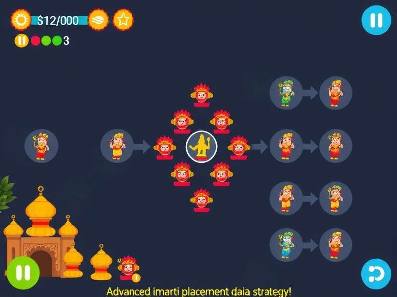 Imarti Invasion gameplay screenshot showing colorful imarti characters