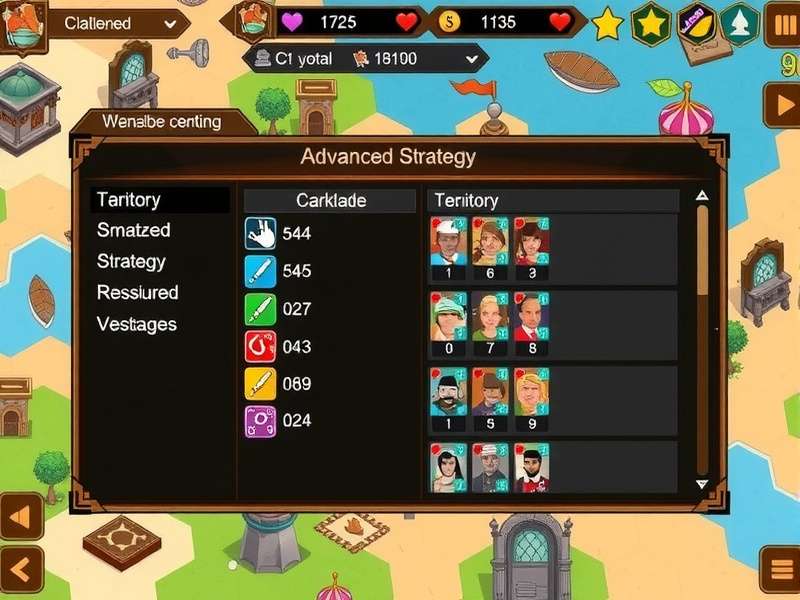 Kebab Realm Rulers gameplay screenshot showing culinary strategy interface